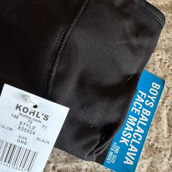 ZeroXposur Black Athletic face mask/shield-one size fits most! Zoom in for deets - Picture 4 of 12